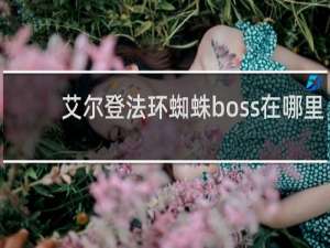 艾尔登法环蜘蛛boss在哪里