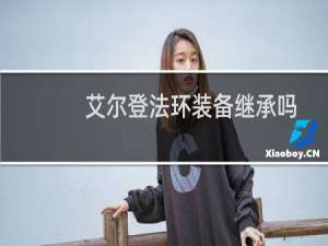 艾尔登法环装备继承吗