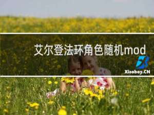 艾尔登法环角色随机mod
