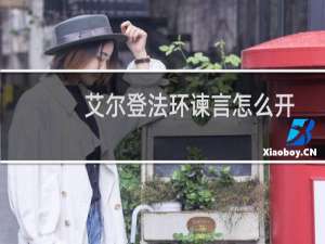 艾尔登法环谏言怎么开