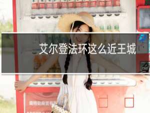 艾尔登法环这么近王城