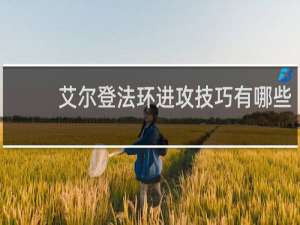 艾尔登法环进攻技巧有哪些