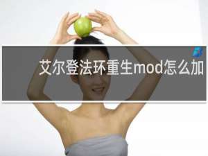 艾尔登法环重生mod怎么加