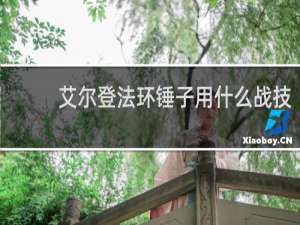 艾尔登法环锤子用什么战技