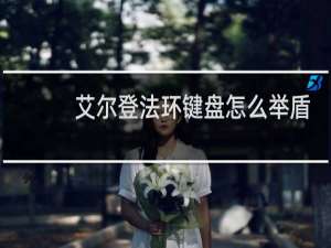 艾尔登法环键盘怎么举盾