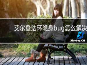 艾尔登法环隐身bug怎么解决