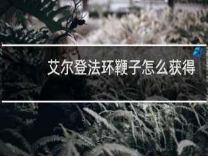 艾尔登法环鞭子怎么获得