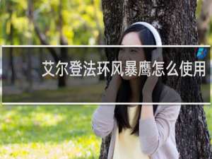 艾尔登法环风暴鹰怎么使用