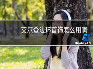 艾尔登法环首饰怎么用啊