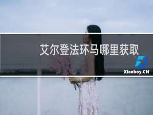 艾尔登法环马哪里获取