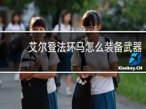 艾尔登法环马怎么装备武器