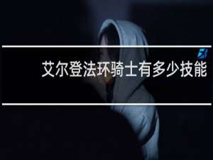 艾尔登法环骑士有多少技能