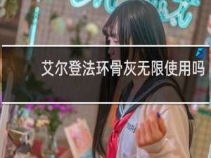 艾尔登法环骨灰无限使用吗