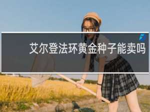 艾尔登法环黄金种子能卖吗