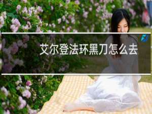 艾尔登法环黑刀怎么去
