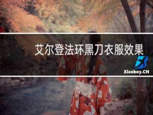 艾尔登法环黑刀衣服效果