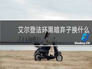 艾尔登法环黑暗弃子换什么