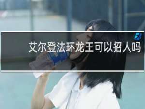 艾尔登法环龙王可以招人吗