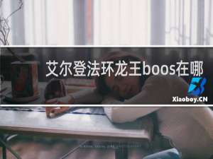 艾尔登法环龙王boos在哪