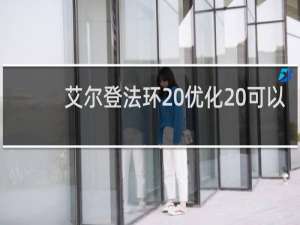 艾尔登法环 优化 可以
