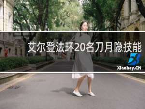 艾尔登法环 名刀月隐技能
