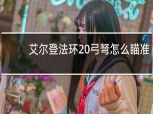 艾尔登法环 弓弩怎么瞄准