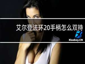 艾尔登法环 手柄怎么双持