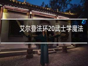 艾尔登法环 武士学魔法