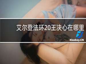 艾尔登法环 王决心在哪里