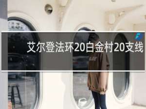 艾尔登法环 白金村 支线