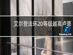 艾尔登法环 等级越高卢恩