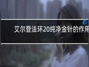 艾尔登法环 纯净金针的作用