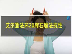 艾尔登法环 辉石魔法抗性