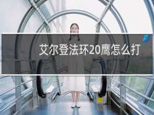 艾尔登法环 鹰怎么打