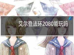 艾尔登法环2080能玩吗