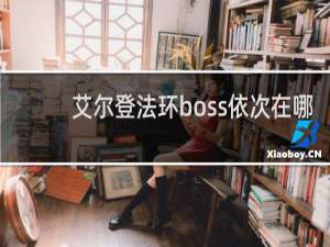 艾尔登法环boss依次在哪