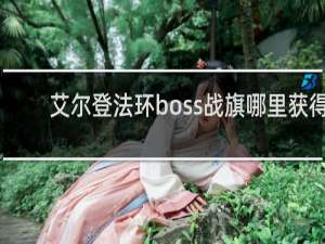 艾尔登法环boss战旗哪里获得