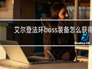 艾尔登法环boss装备怎么获得