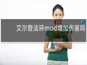 艾尔登法环mod增加伤害吗