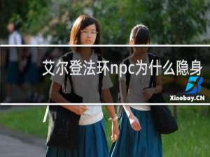 艾尔登法环npc为什么隐身