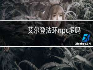 艾尔登法环npc多吗