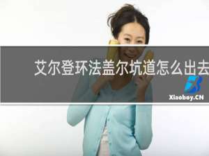 艾尔登环法盖尔坑道怎么出去