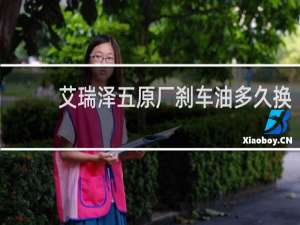 艾瑞泽五原厂刹车油多久换