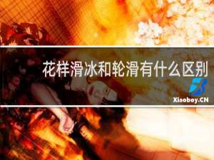 花样滑冰和轮滑有什么区别