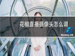 花椒直播摄像头怎么调