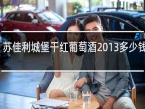 苏佳利城堡干红葡萄酒2013多少钱一瓶