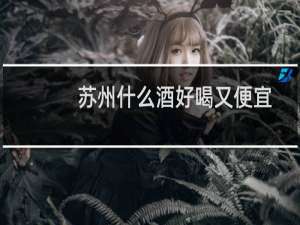 苏州什么酒好喝又便宜