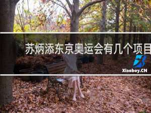 苏炳添东京奥运会有几个项目