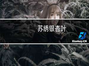 苏绣银杏叶