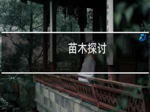 苗木探讨